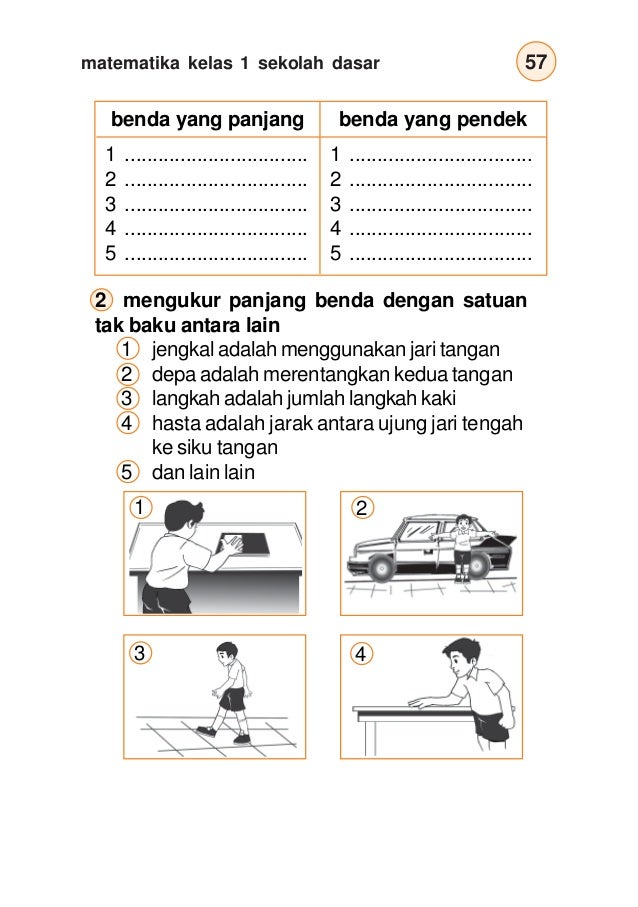 15+ Materi satuan tidak baku kelas 1 sd ideas in 2021 