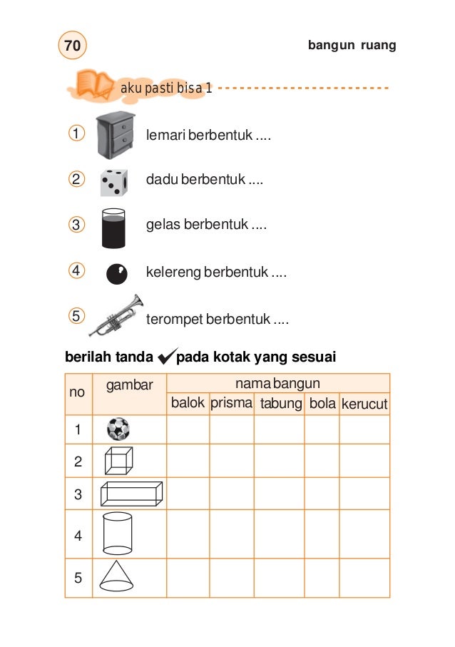 Matematika Untuk Kelas 1 Sd Mi