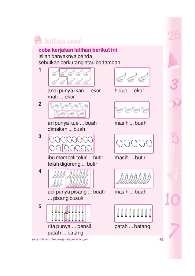 Contoh Soal Penjumlahan Anak  Tk contoh soal for example