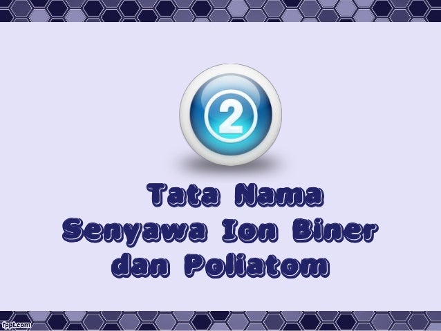 Kelas 10 008 tata nama senyawa sederhana