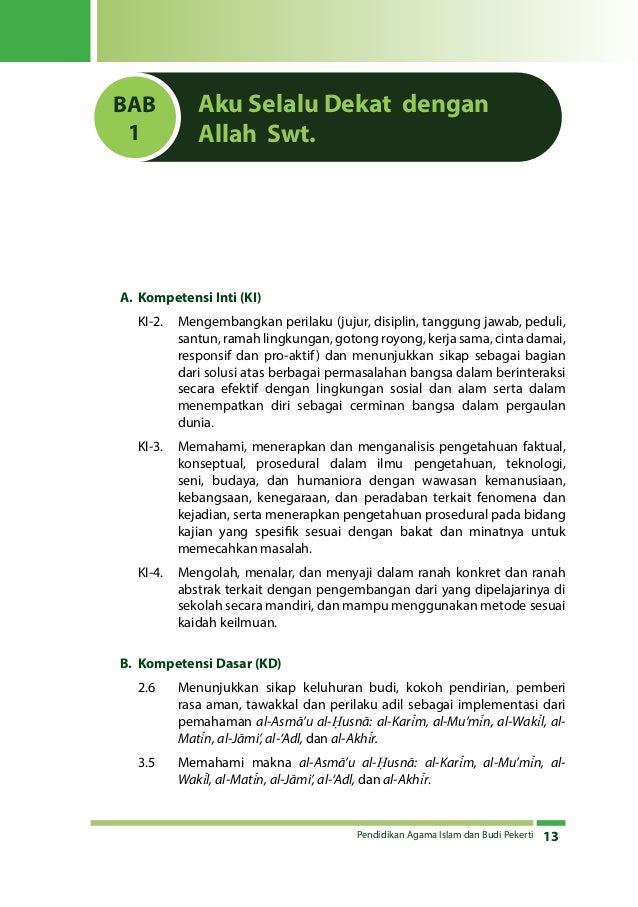 Kelas 10 Sma Pendidikan Agama Islam Dan Budi Pekerti Guru