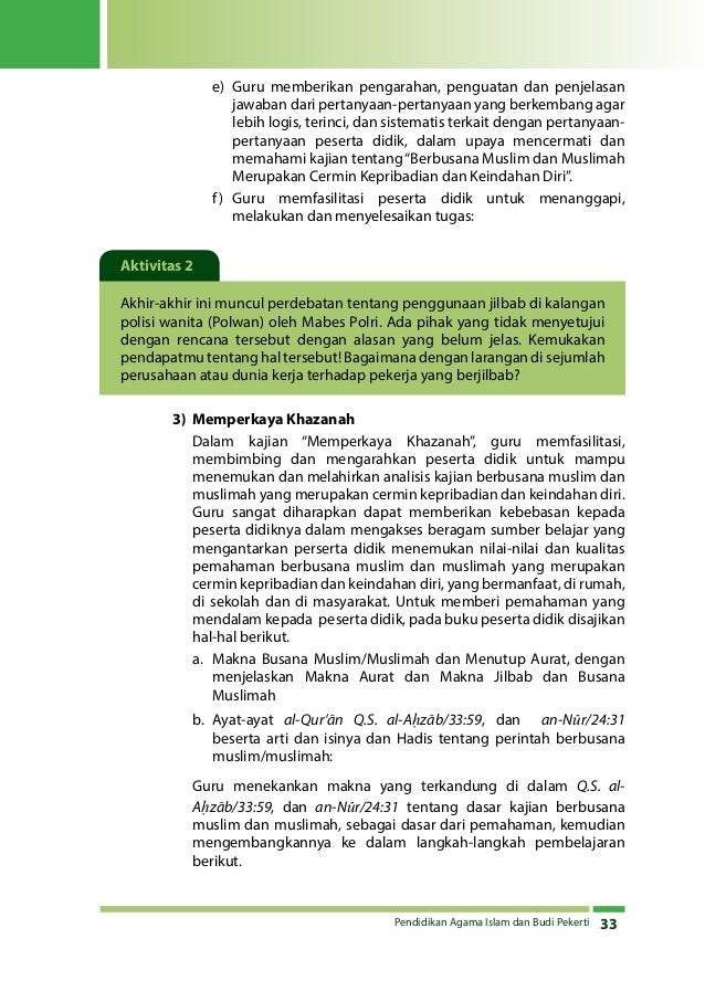 Pertanyaan Tentang Peserta Didik Dalam Pendidikan Islam