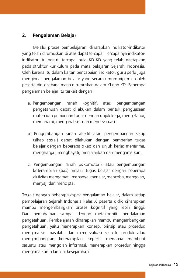 Buku paket Guru Kelas X Sejarah 2013 Buku paket Guru Kelas X Sejarah 2013