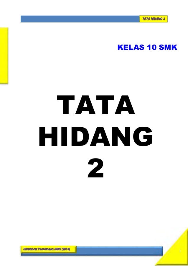 Kelas 10 Smk Tata Hidang 2