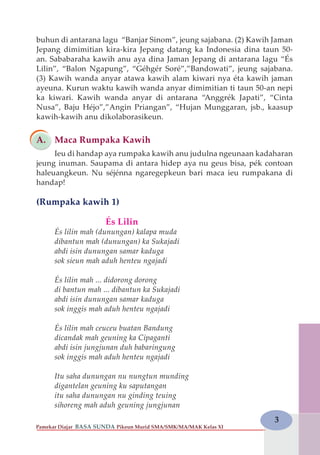 Regepkeun Kawih Bubuy Bulan BAHASA SUNDA KELAS 11