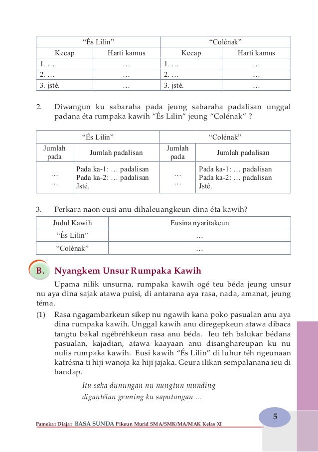 Kawih Beda Jeung Tembang Bedana Dina Kawih Mah Aya Gosip
