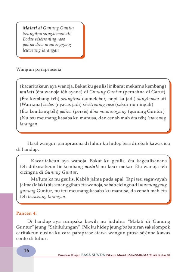 Naon Anu Disebut Pada Jeung Padalisan Dina Rumpaka Kawih Rasanya