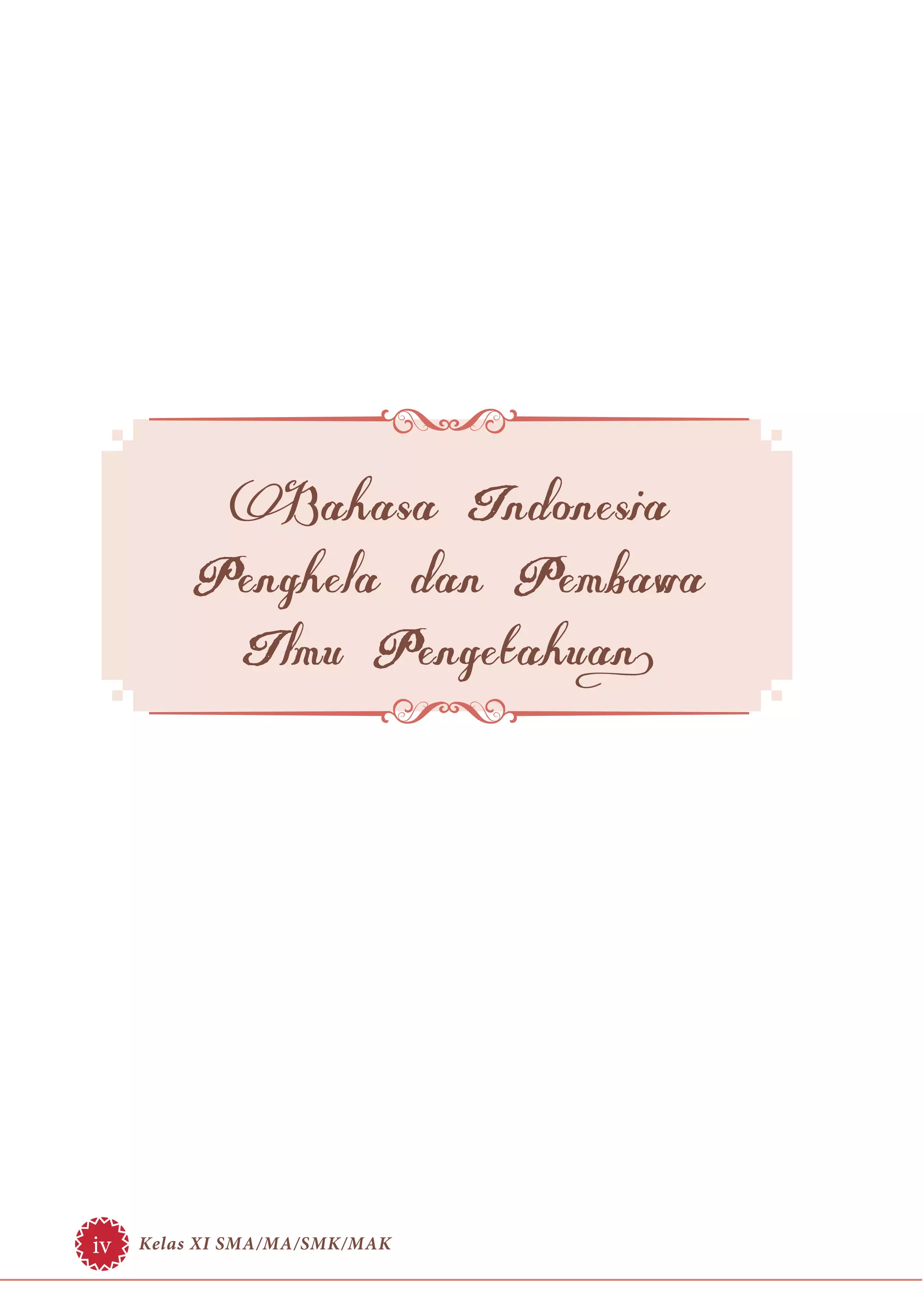 iv Kelas XI SMA/MA/SMK/MAK
 