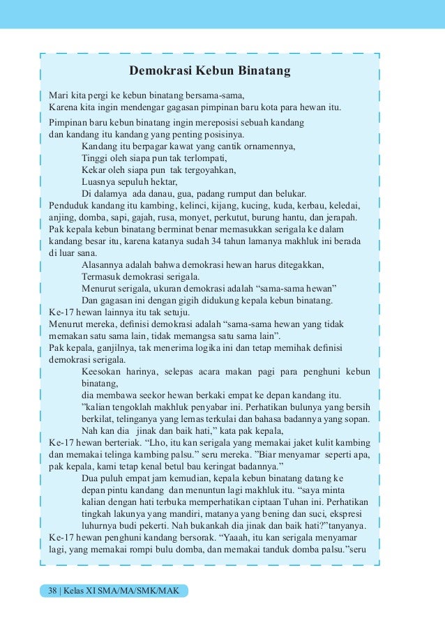 Jawaban Bab 3 Demokrasi Kebun Binatang Ppkn Kelas 11 - Online Class
