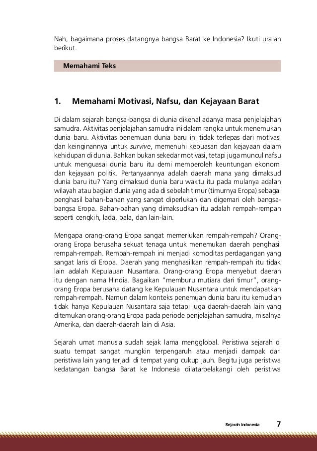 Buku Sejarah Indonesia Kelas 11 Xi Kurikulum 13
