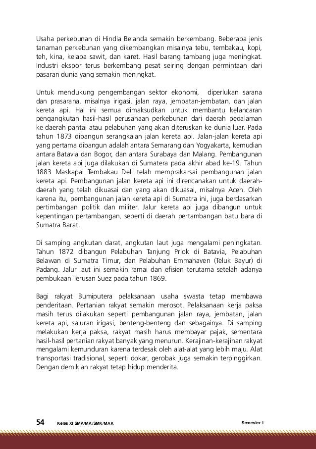 Buku Sejarah Indonesia Kelas 11 Xi Kurikulum 13