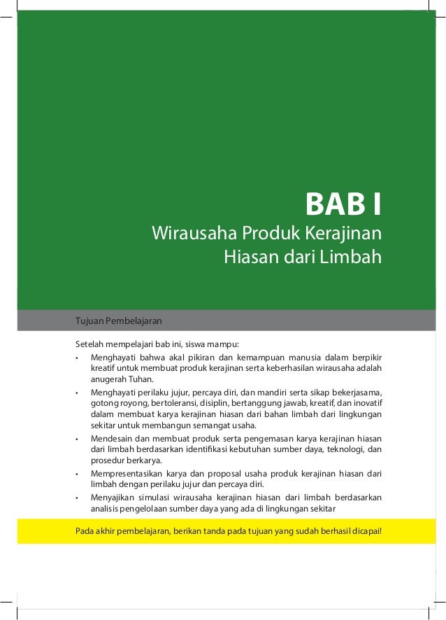 Kelas 12 prakarya dan kewirausahaan kerajinan 