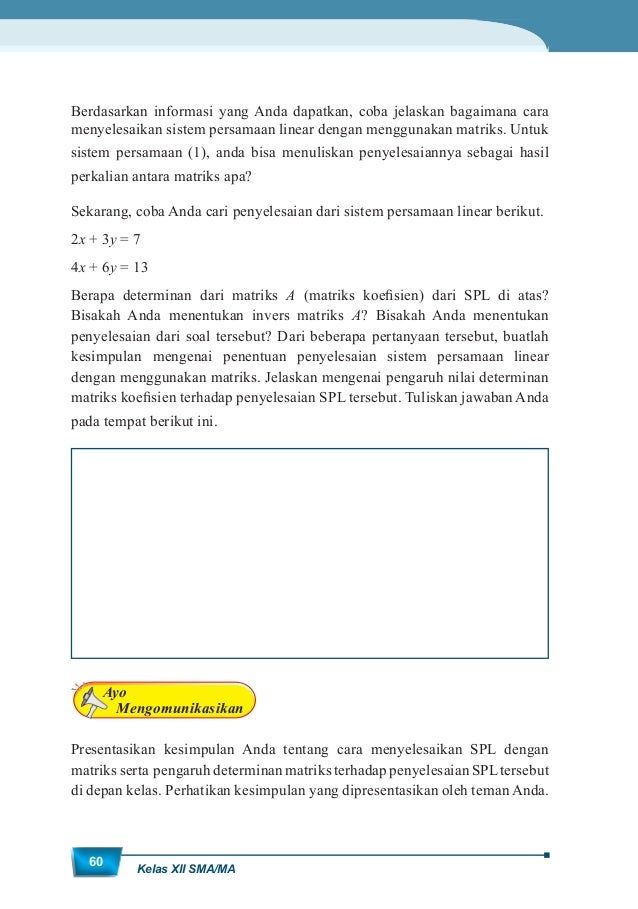 Buku Matematika Kelas Xii
