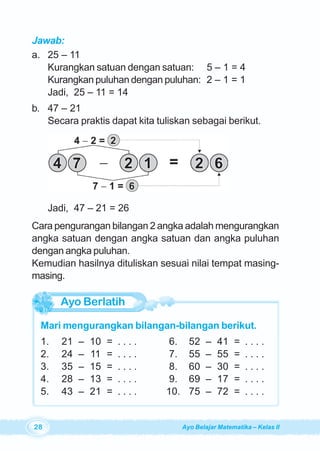 Ayo Belajar Matematika Jilid 2 Untuk Sd Dan Mi Kelas Ii