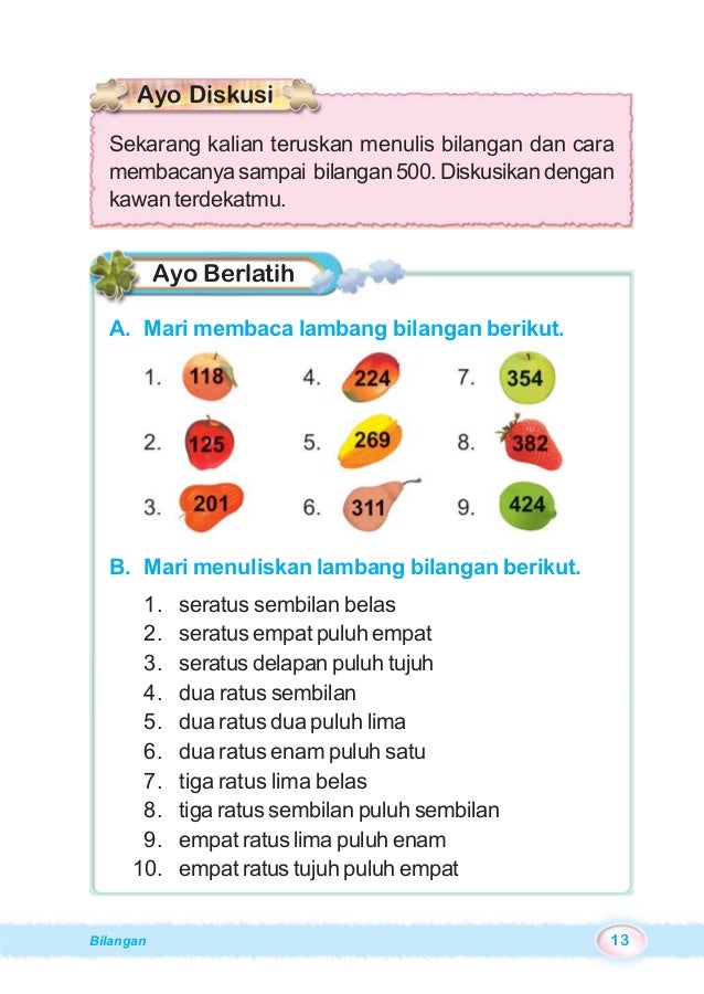 Ayo Belajar Matematika Jilid 2 Untuk Sd Dan Mi Kelas Ii