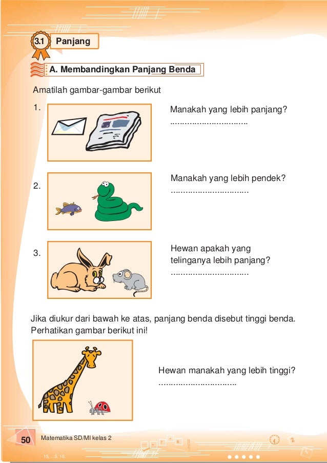 Matematika 2 Untuk SD / MI Kelas 2