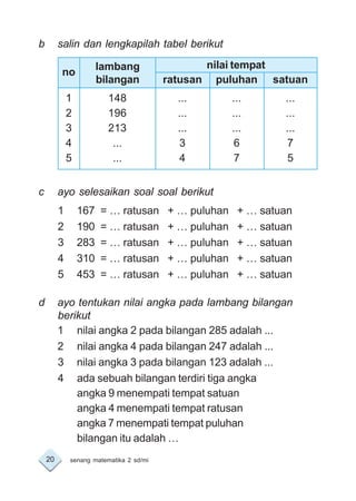 Senang Matematika 2 Untuk Sd Mi Kelas 2