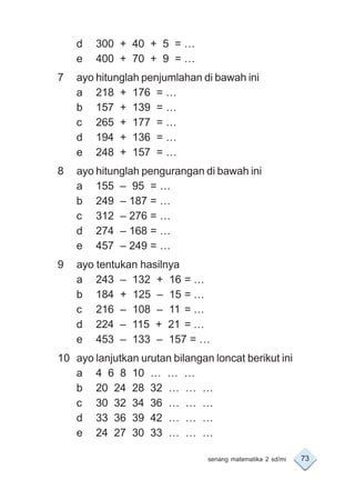 Senang Matematika 2 Untuk Sd Mi Kelas 2