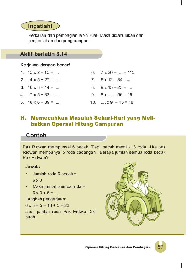 Gemar Matematika 3 Untuk Sd Dan Mi Kelas Iii