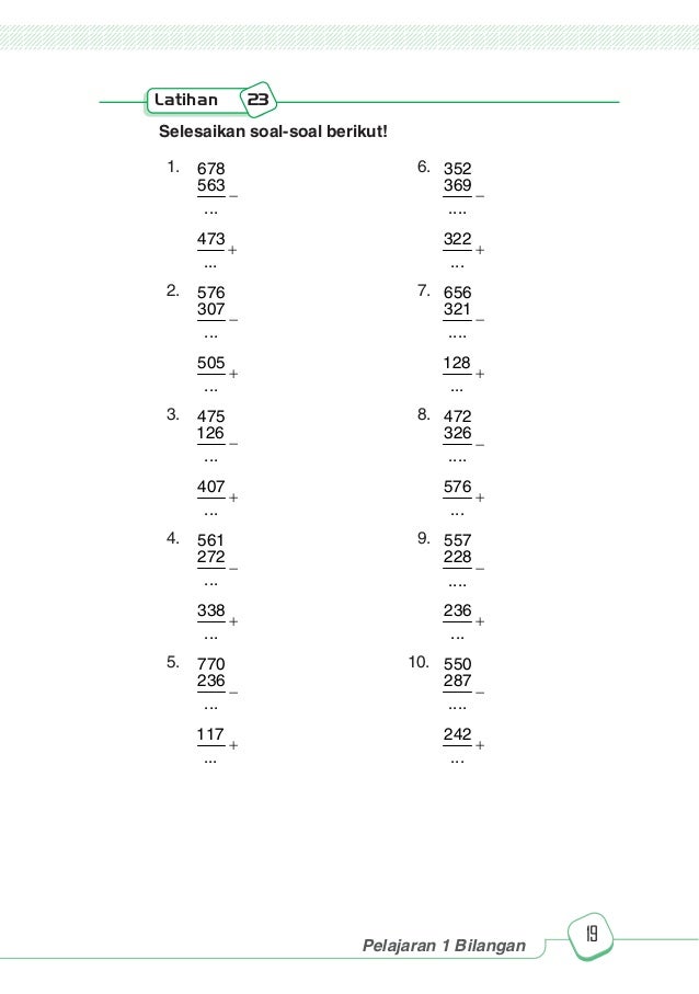 Matematika 3 Untuk Sekolah Dasar/Madrasah Ibtidaiyah Kelas 3