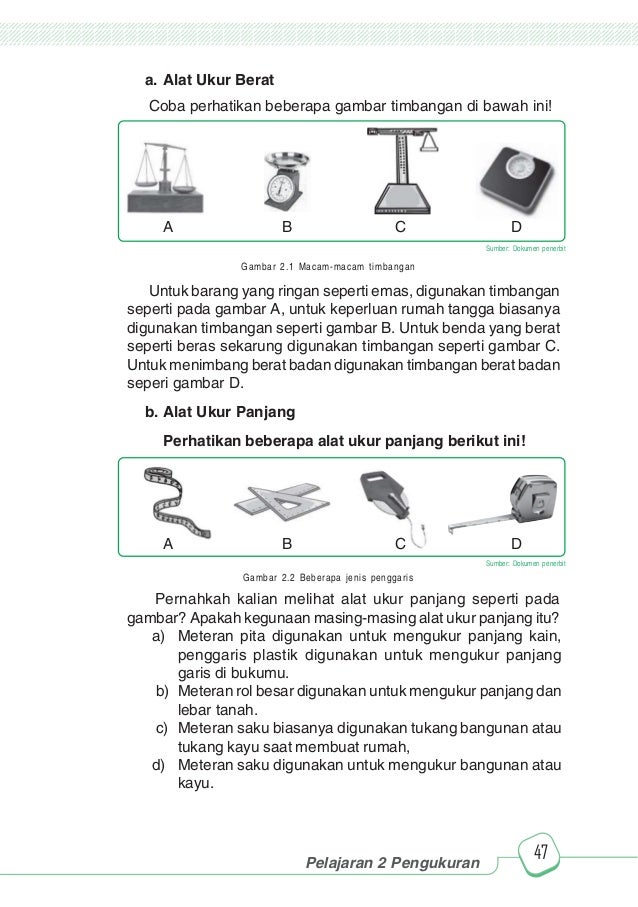 Contoh Latihan Soal: Contoh Soal Matematika Kelas 3 Sd Tentang Alat Ukur
