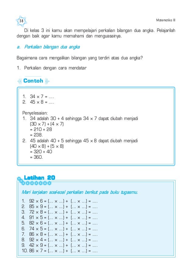 Matematika Untuk Sd Mi Kelas Iii