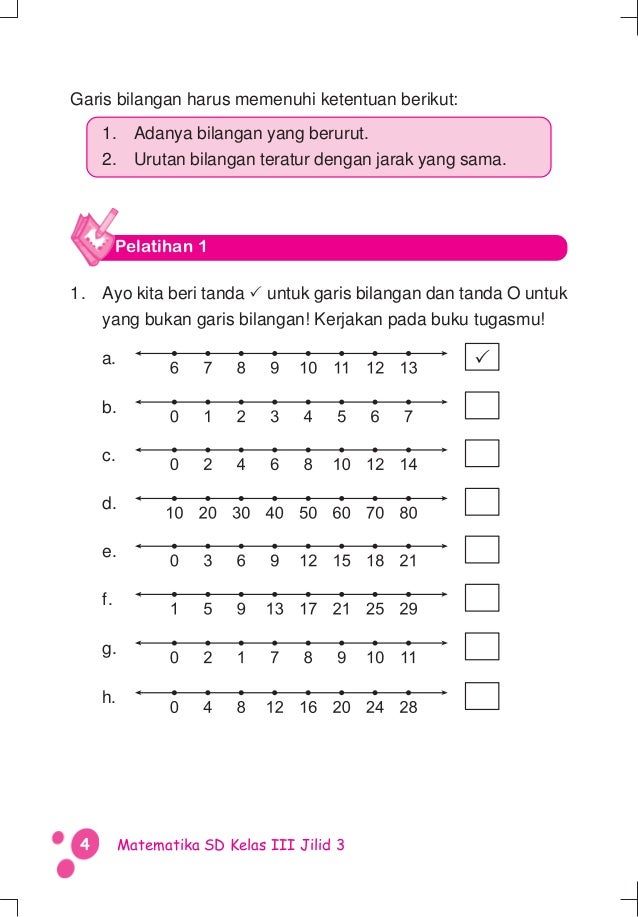 Soal Matematika Garis  Bilangan  Kelas 3 Helmi Kediris