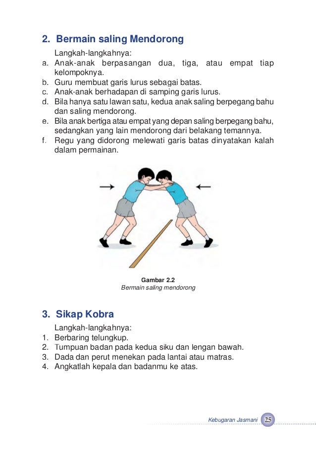 Cara melakukan gerakan mendorong berpasangan