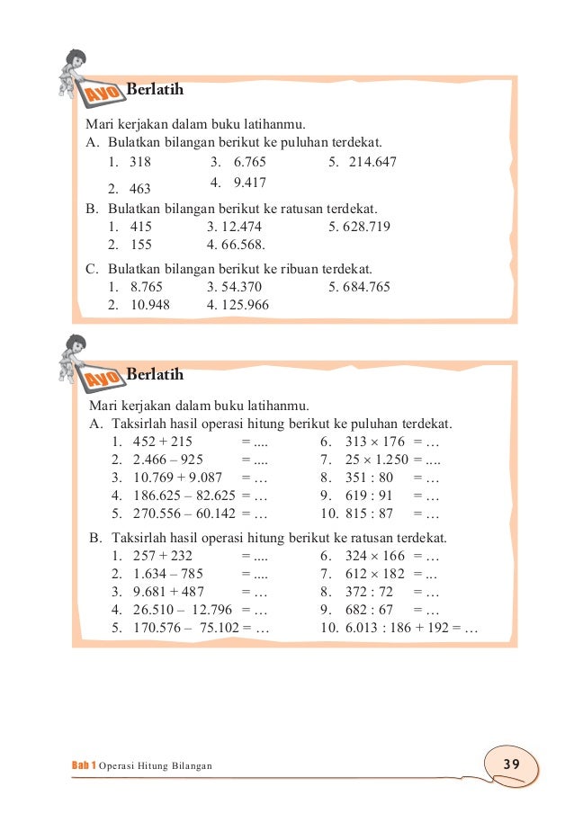 Matematika Untuk Sd Mi Kelas 4