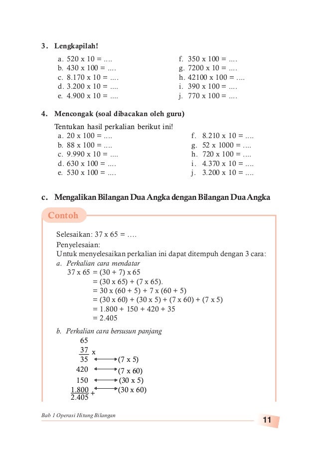 Soal Mencongak Matematika Kelas 3 Ilmusosial Id