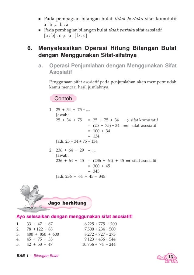 Pandai Berhitung Matematika Untuk Sekolah Dasar Madrasah Ibtidaiyah K