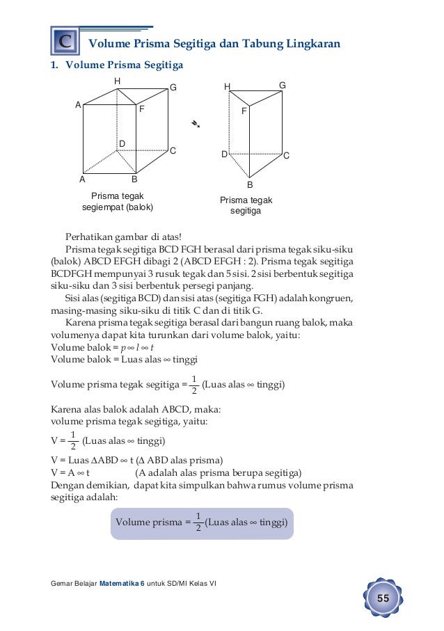 Gemar Belajar Matematika 6 Untuk Siswa Sd Mi Kelas Vi
