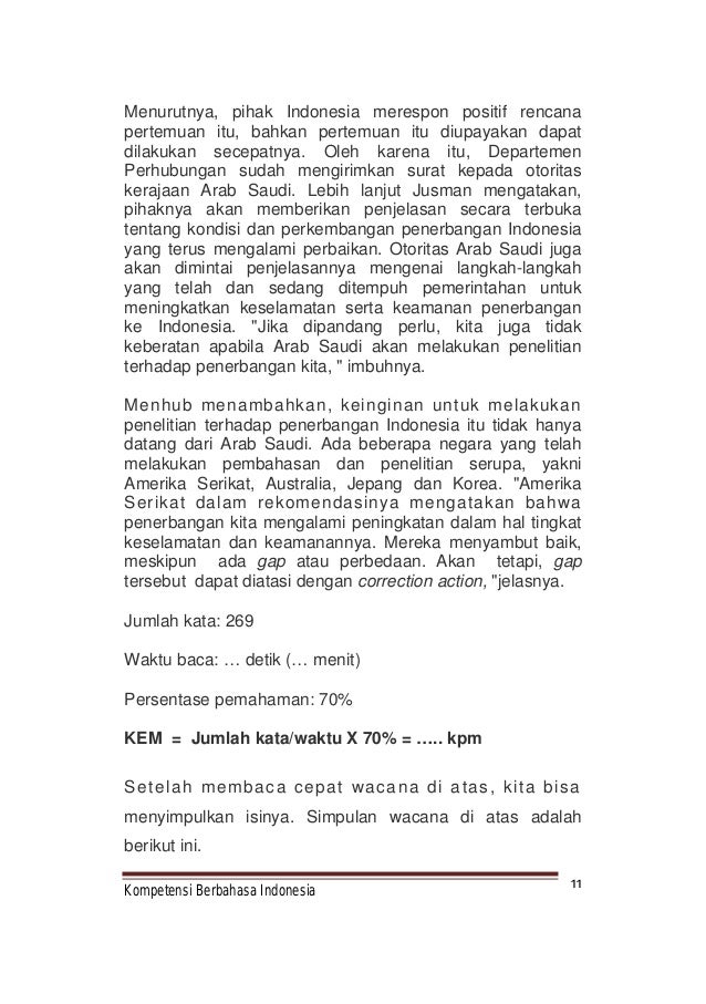 Kompetisi BAHASA INdonesia