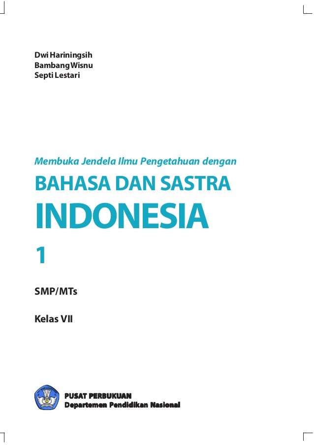 Contoh Karya Ilmiah Bahasa Dan Sastra Indonesia Dalam 