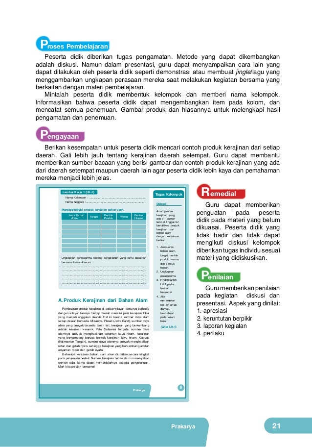 Buku Guru Prakarya Kelas 7 Smp