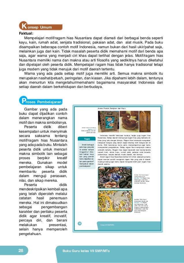 Buku Guru Prakarya Kelas 7 SMP