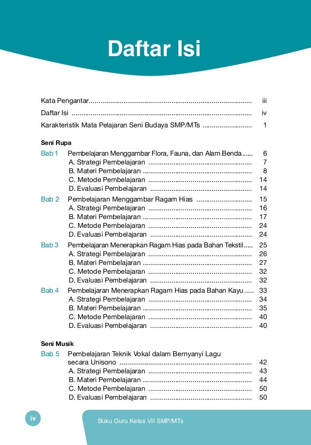 Kelas 7 smp seni budaya