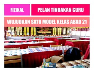 PELAN TINDAKAN GURUFIZIKAL
WUJUDKAN SATU MODEL KELAS ABAD 21
 