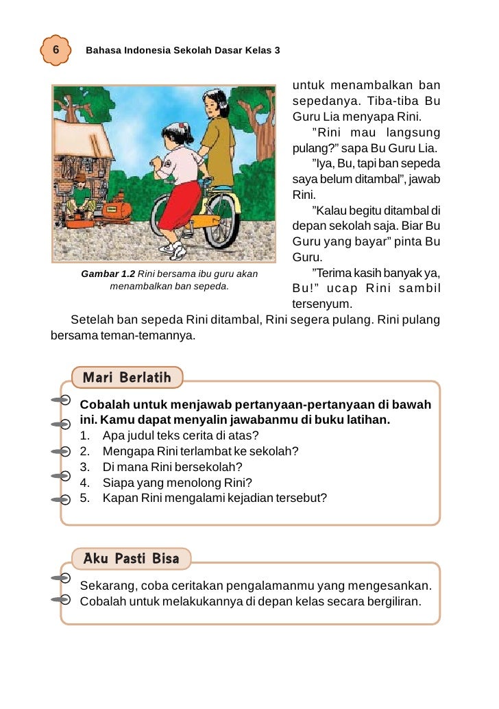 Kelas Iii Sd Bahasa Indonesia Umri Nuraini
