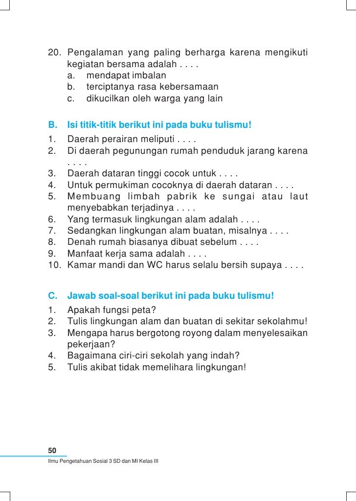 Soal Ips Kelas 1 Sd Denah Rumah.Kelas Iii Sd Ips_m Saleh 