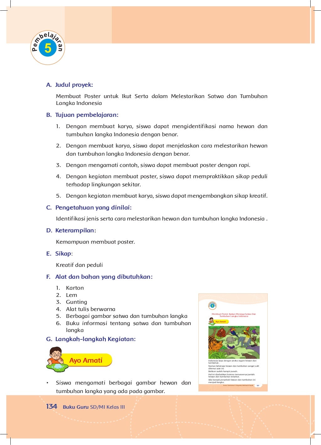 Perkembangbiakan Hewan dan Tumbuhan Kelas 3 tema1 Buku Guru