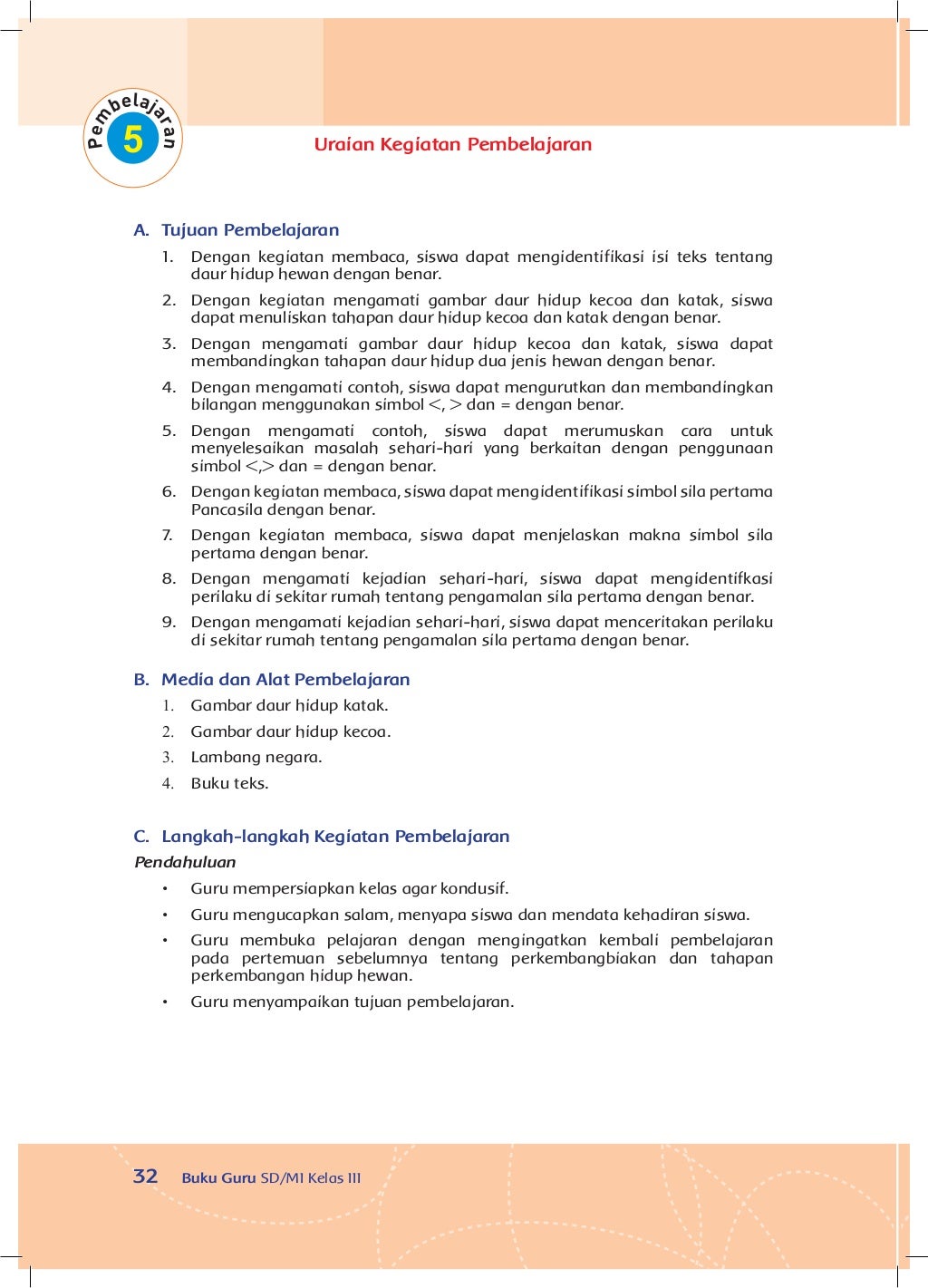 Perkembangbiakan Hewan dan Tumbuhan Kelas 3 tema1 Buku Guru