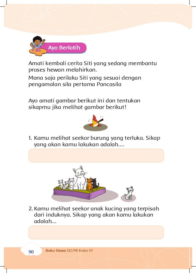 Perkembangbiakan Hewan dan Tumbuhan Kelas 3 tema1 Buku Siswa