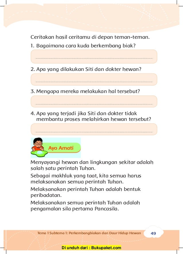 Kelas iii tema 1 perkembangbiakan hewan dan tumbuhan