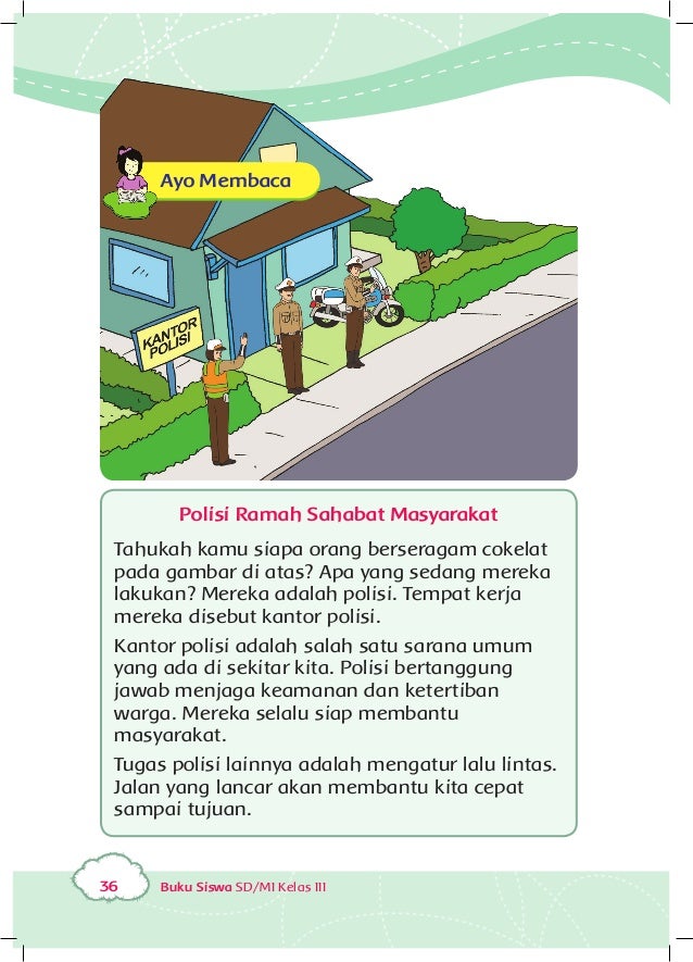Peduli Lingkungan Sosial Buku Siswa Kelas 3 tema 4