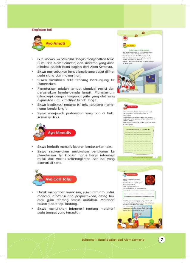 Bumi dan Alam Semesta Buku Guru Kelas 3 tema 8 Bumi dan Alam Semesta Buku Guru Kelas 3 tema 8