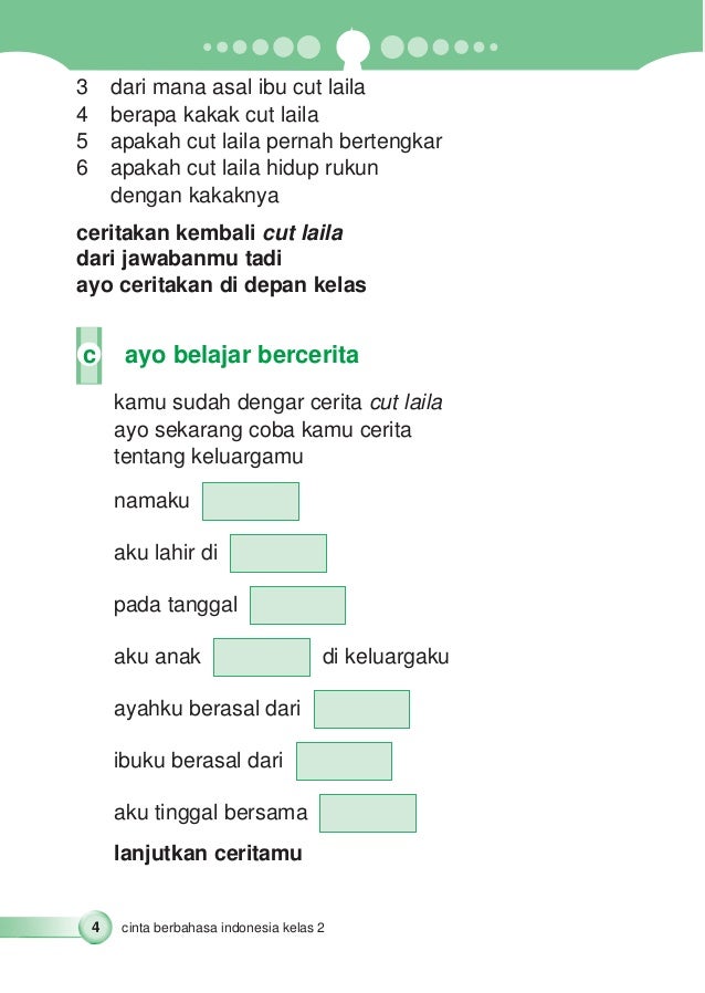 Kelas Ii Sd Bahasa Indonesia Tri Novia