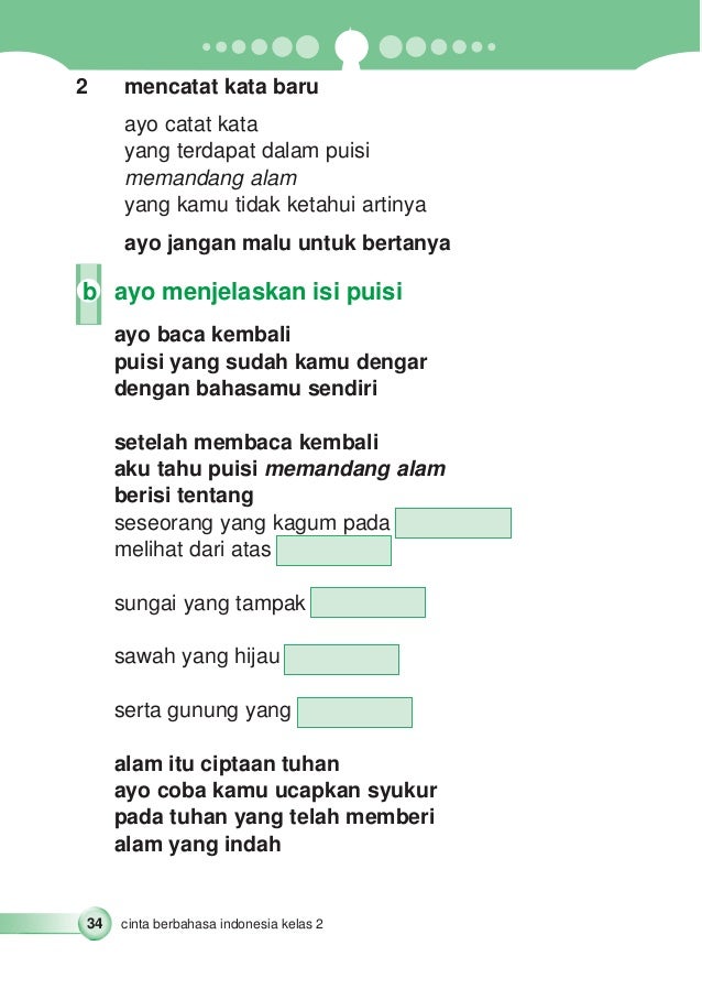 Gratis Unduh Gambar Kelas Ii SD Bahasa Indonesia Tri Novia Terkeren by Cikimm.com