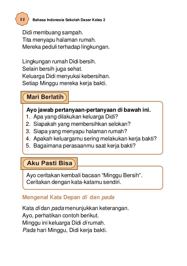 Kelas Ii Sd Bahasa Indonesiaumri Nuraini 48554348