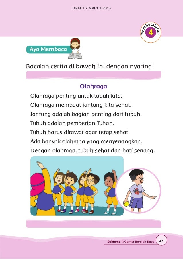 Kelas I Tema 2 Bs